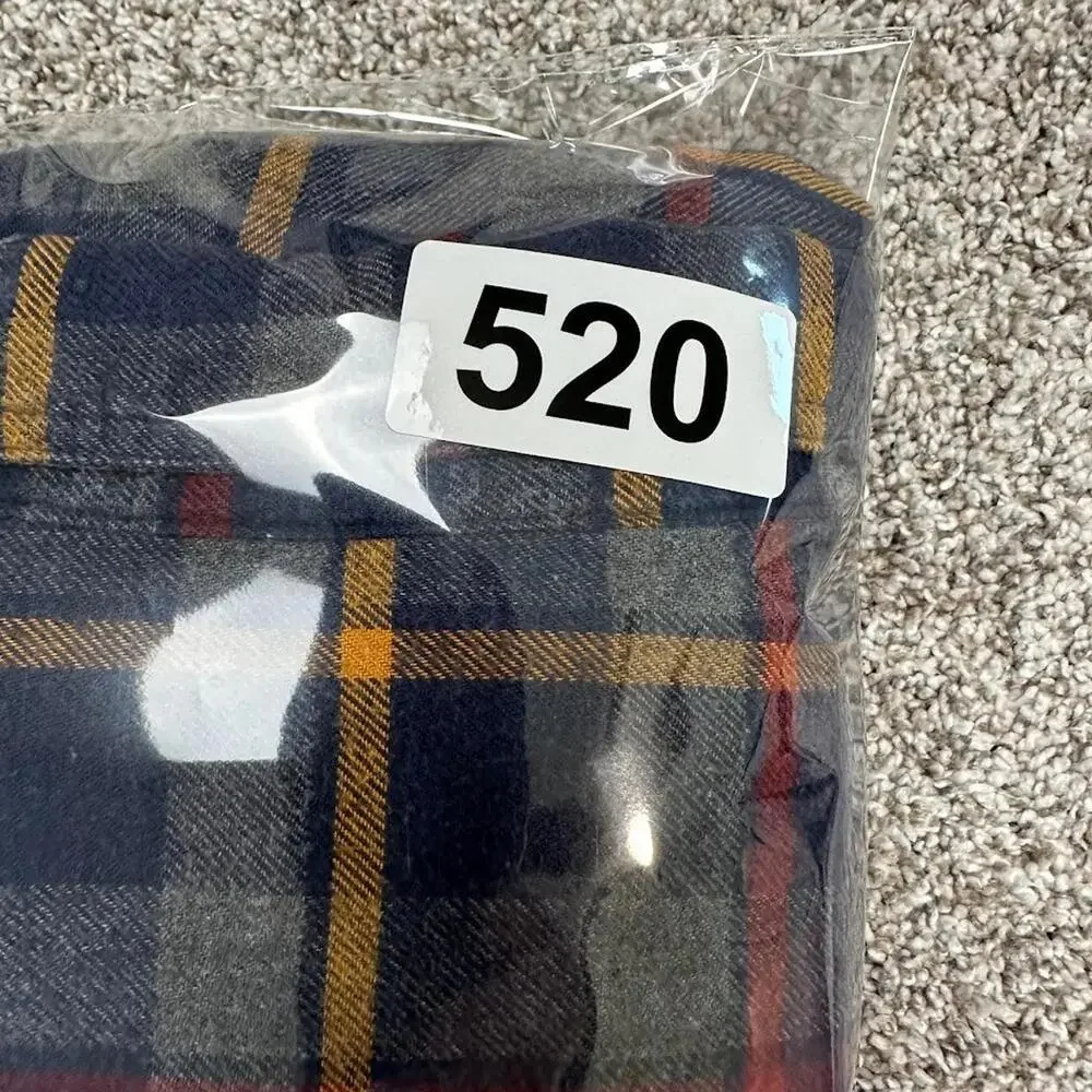 J.‎ Crew Flannel Shirt Blue Red Yellow Button Down Men’s Large New York Plaid